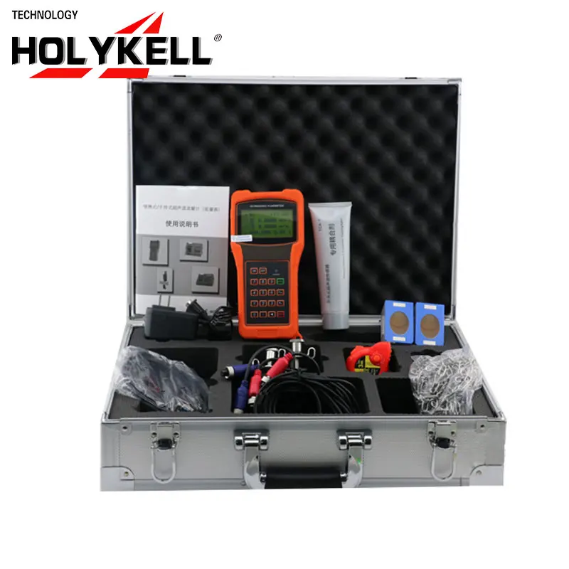 Holykell OEM Handheld Ultrasonic Water Level Sensor with Display