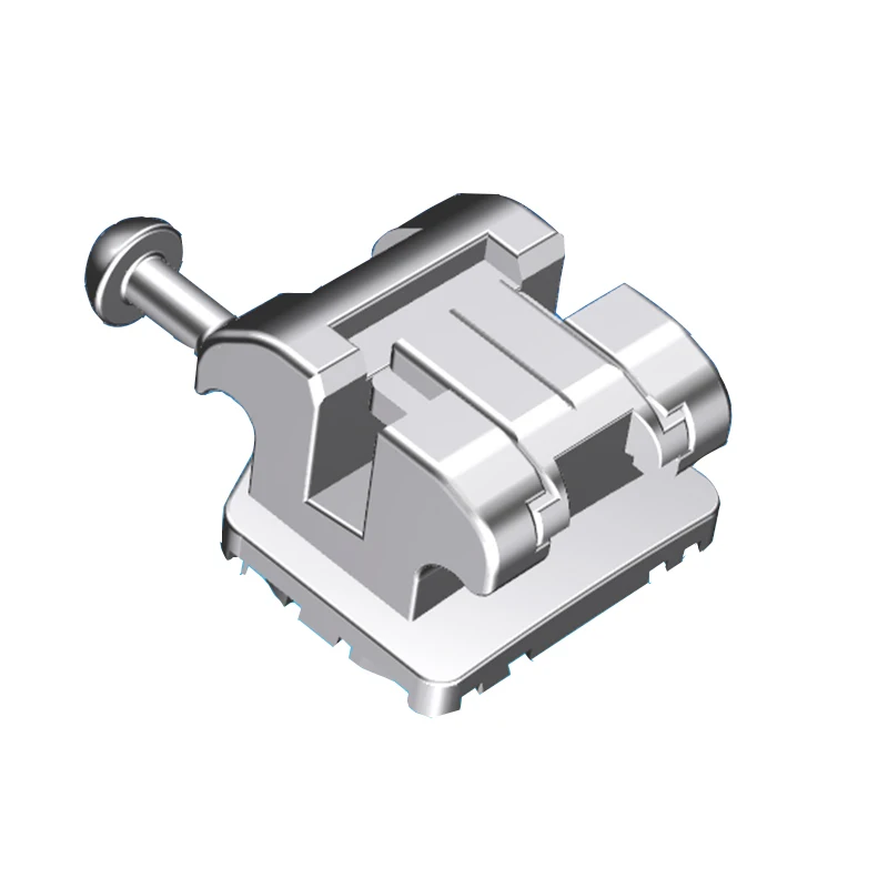 Orthodontic CE MIM Sandblasted Roth/MBT Bondable  Dental Braces Self-ligating Brackets