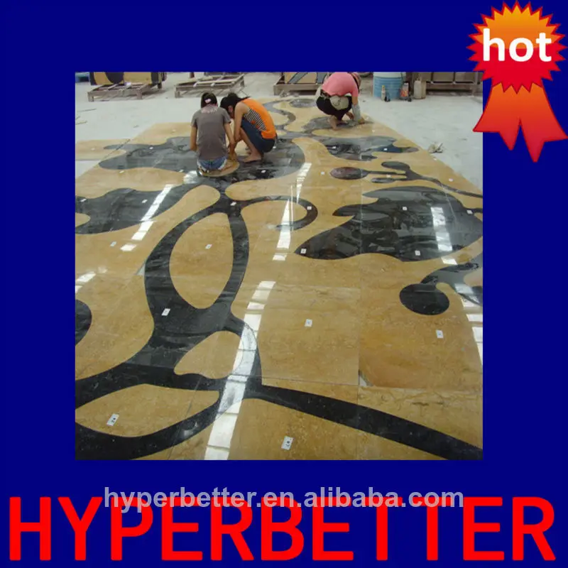 Мраморный пол медальон, картины медальон напольная плитка