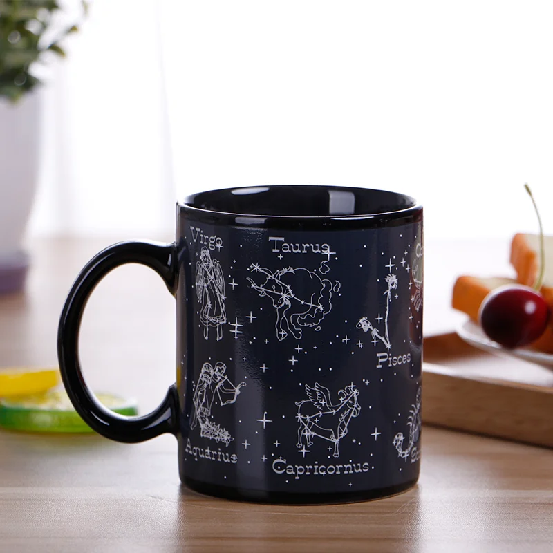 Креативная Волшебная чашка керамическая с 12 созвездиями кружка персонализированная