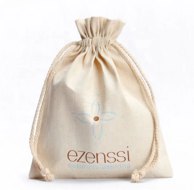 
Drawstring Bags Wedding Mini Cotton Muslin Drawstring Pouch Jewelry Gift 