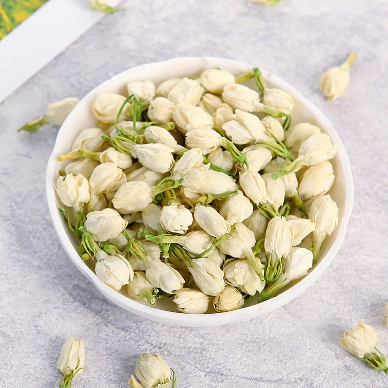 Chinese herbal flower buds white jasmine loose tea