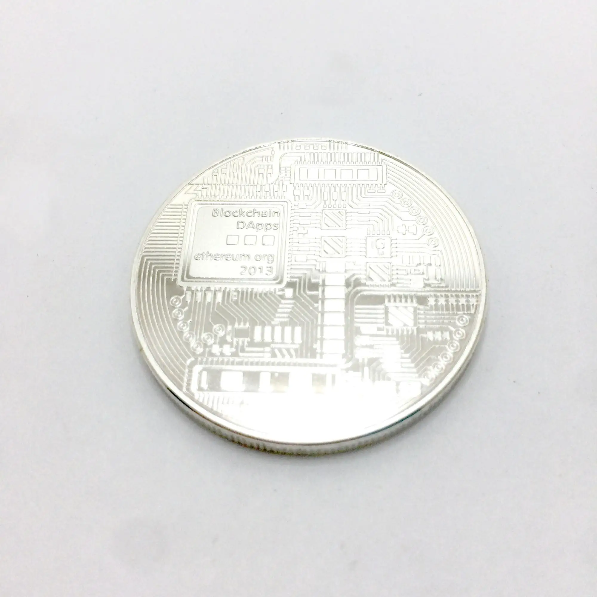 Commemorative Coin Customized Steel Plated Pure Silver or Imitation Gold TRX Exquisite Gift Coin Dealer