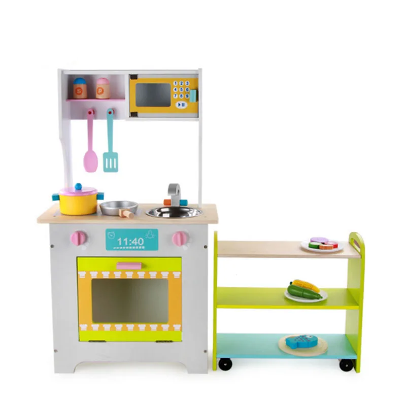 Деревянная игрушка для кухни для детей, кукла для горячей игры, игрушка для кухни, игрушка для упражнений в глаза и руки, type ks132