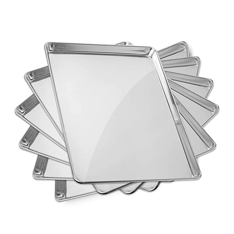 Лидер продаж Amazon 2021 инструменты для выпечки алюминиевый лист печенья коммерческого класса не содержит Бисфенол А и прочный противень