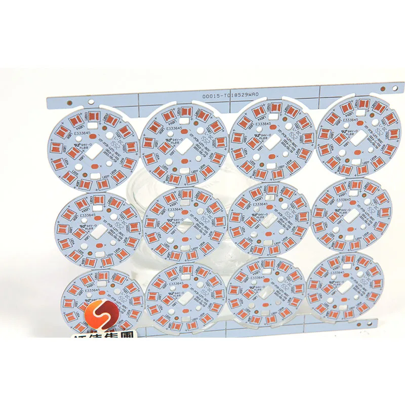 High efficiency gold plating 3mm aluminum pcb board