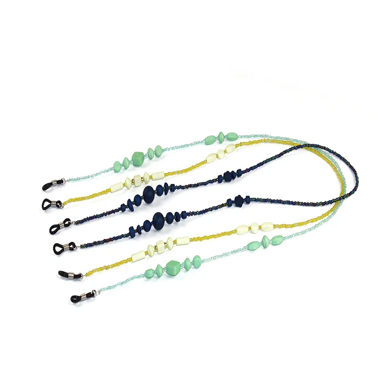 Shinetai Hot Selling Yellow Plastic Necklace Reading Glasses Cord Strap