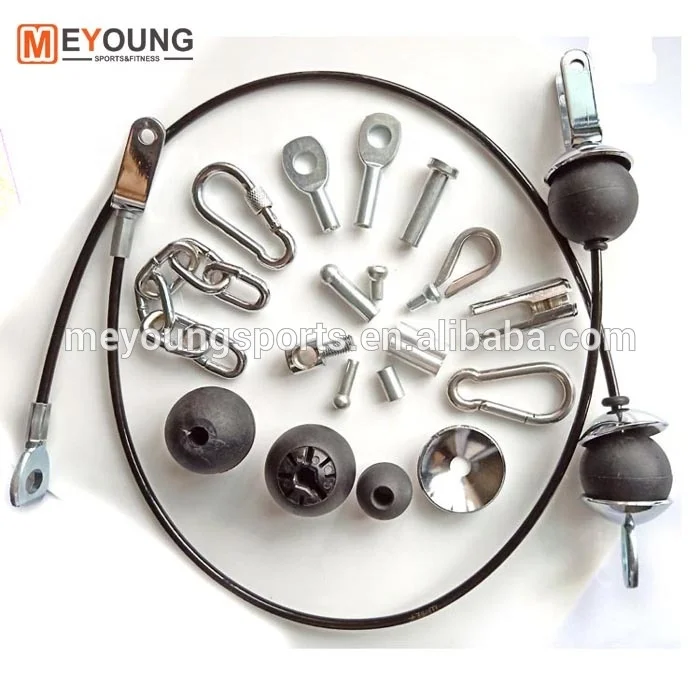 Gym Cable Wire Rope Accessories Gym Cable Ends Replacement Fitness Equipment Spare Parts