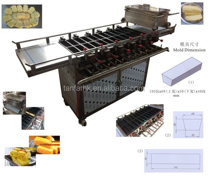 
Tamago Machine & Tamagoyaki robot sushi egg machine yuzishaoji 