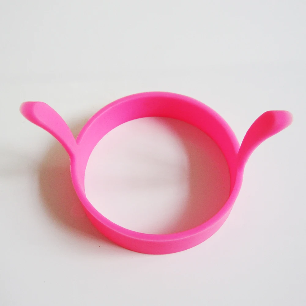 Microwave safe non stick silicone fried egg rings silicone egg mold round shape silicone molds for eggs