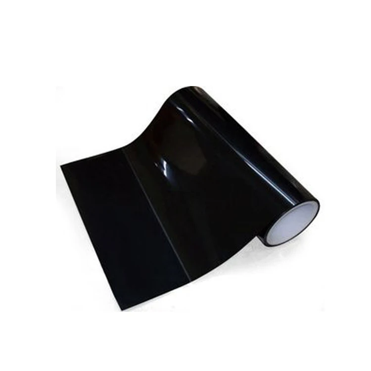 12mic-500mic black pet film is used for producing Adhesive tapes and label, insulation Shielding