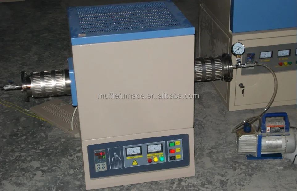 Manufacturer Brother BR-14NT-1 1400C Laboratory Single Heating Zone Lab Horizontal Vacuum Tube Furnace