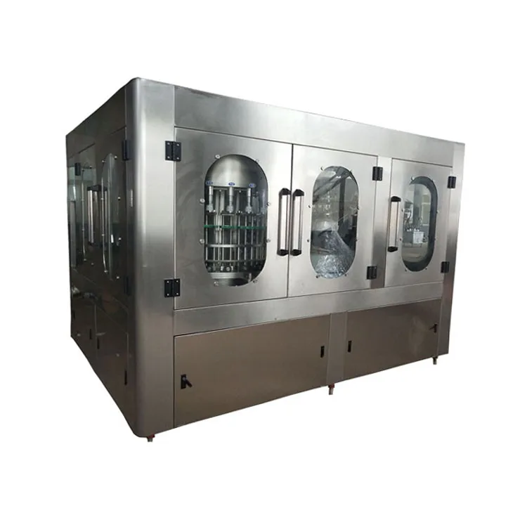 Zhangjiagang Automatic 3 In 1 Glass Bottle Beer Washing Filling And Capping Machine