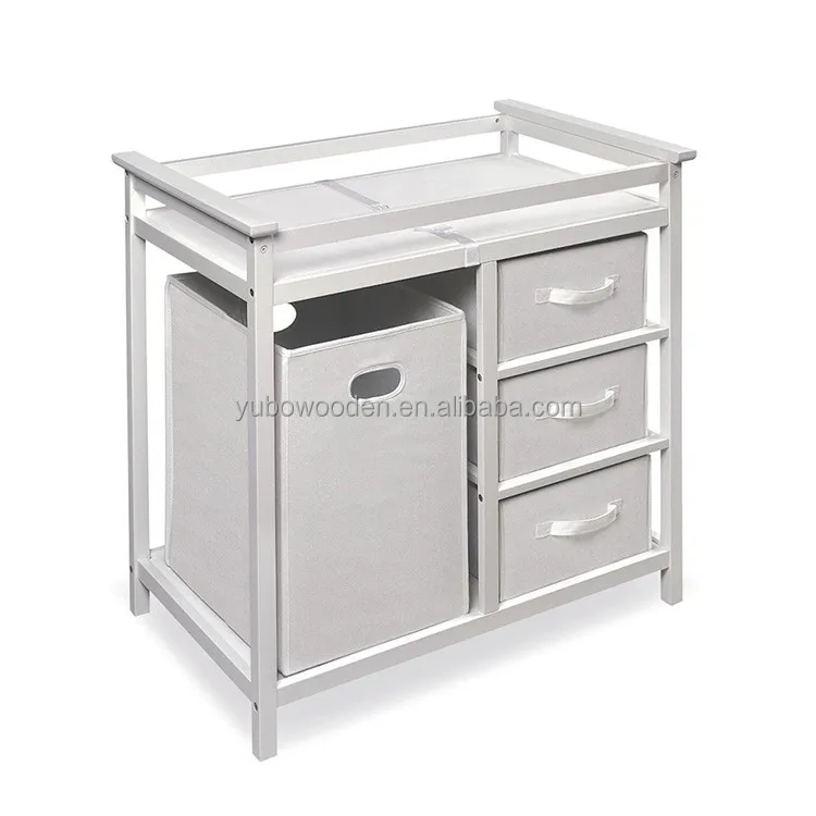 
Hot sale good quality home living furniture wooden baby changing table wholesale 