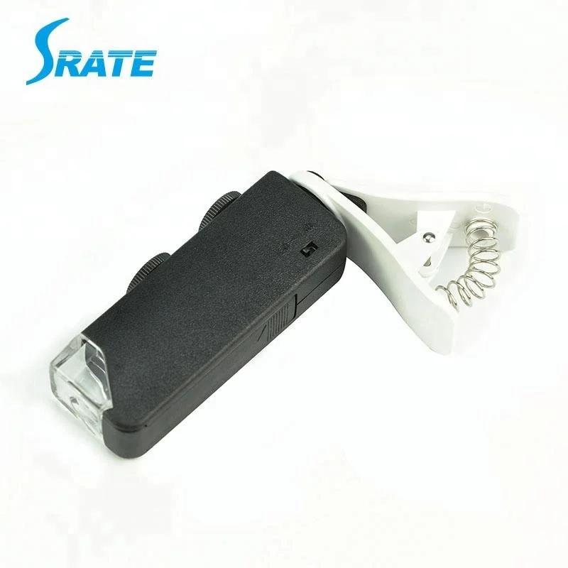 60X-100X Optical Zoom digital microscope with Mobile Phone clip