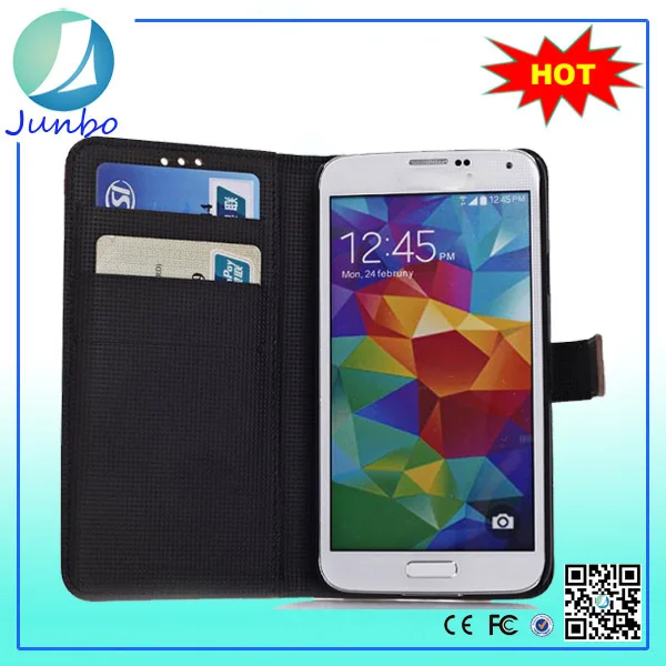 Оптовая Цена Бумажник Откидная Крышка Мобильных Телефонов Дело для Samsung Galaxy S5