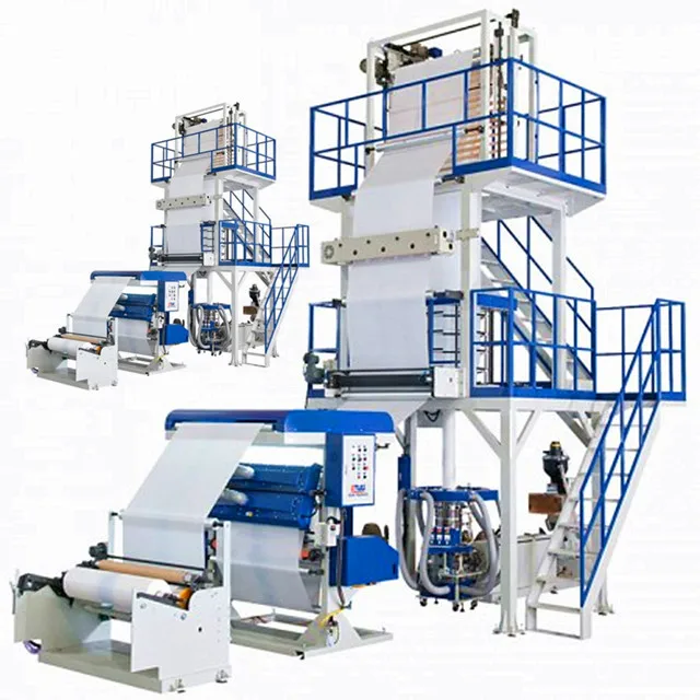 Машина Wenahou 2019, высокое качество, низкая цена, трехслойная машина для выдувания пленки, модель серии № HR3SJ