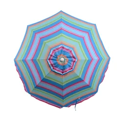 Custom Factory UV resistant zinc tilt folding sun outdoor beach umbrella with top vented