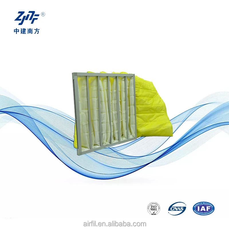 HVAC systems pocket air filter bag with efficiency of g4 f5 f6 f7 f8