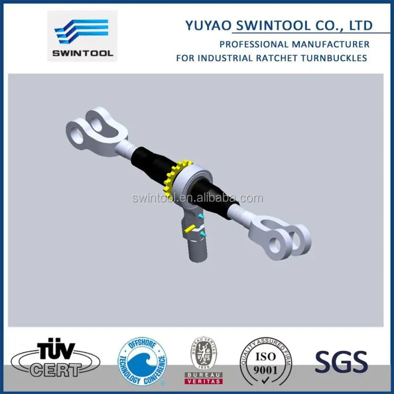 Stationary Compactor Ratchet Turnbuckle With Jaw Jaw From A Professional Manufacturer