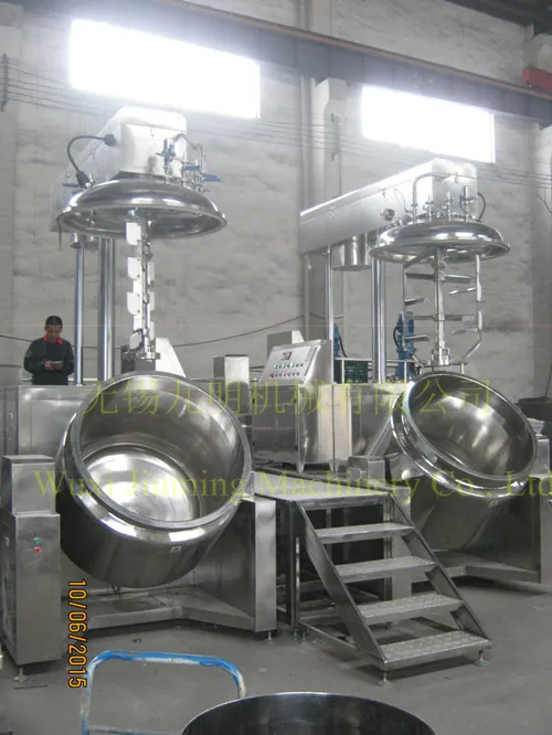 Профессиональное изготовление 500 литр вакуумный эмульгатор смеситель