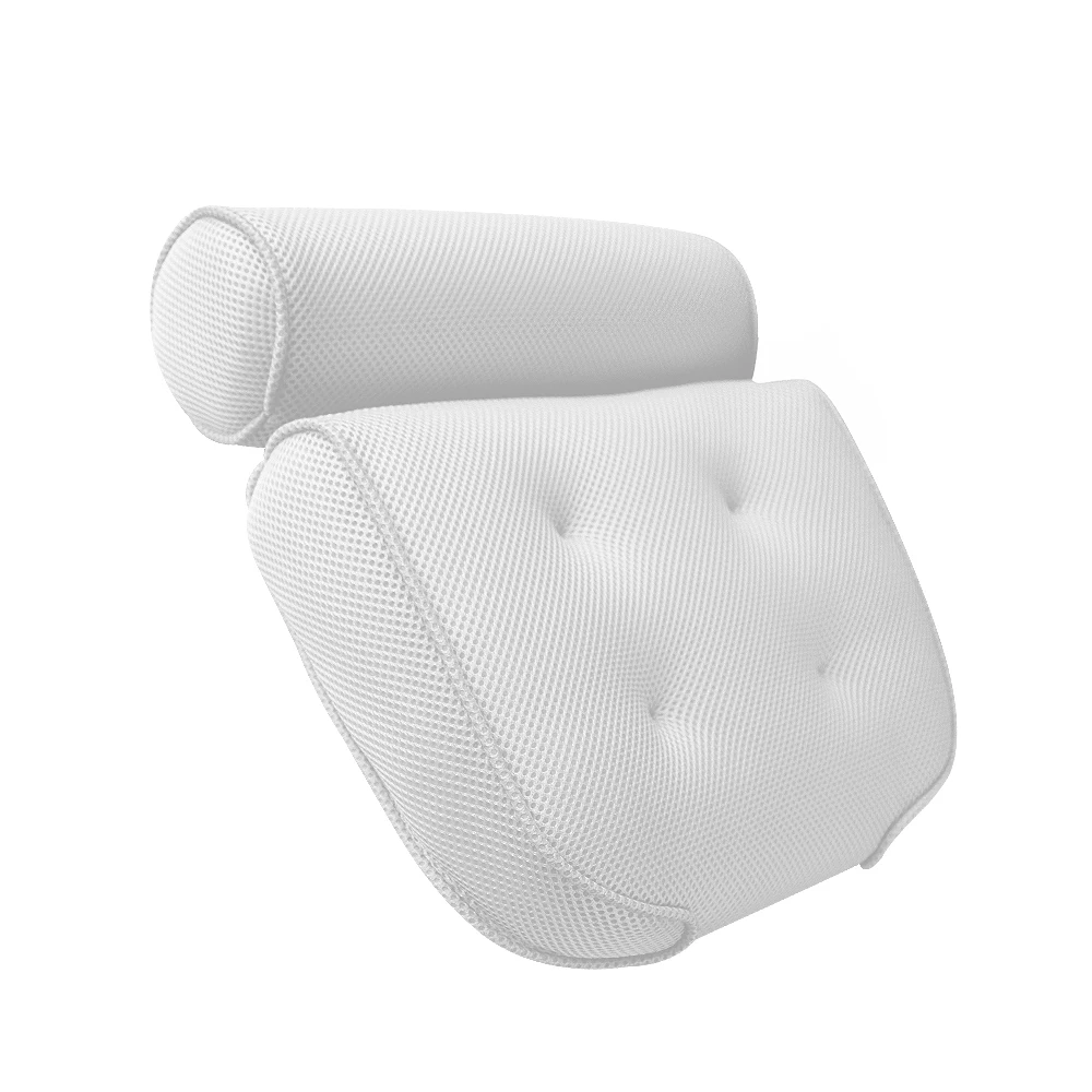 
Living Smart Fast Delivery Luxury Bathtub Pillow 3D Washable Mesh Massage Bath Pillow 