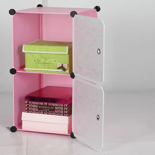 Factory Best selling PP DIY Wardrobe Portable Cheap Student  Cabinet  Clothes Quilt storage cabinet