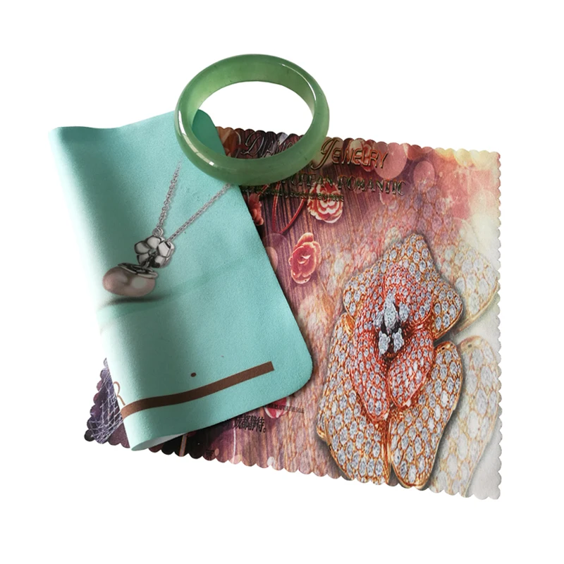 Factory Produced Microfiber Polishing Cloth Sterling Silver Jewelry Watch Eye Glasses Sunglasses Cleaning Cloth With Logo