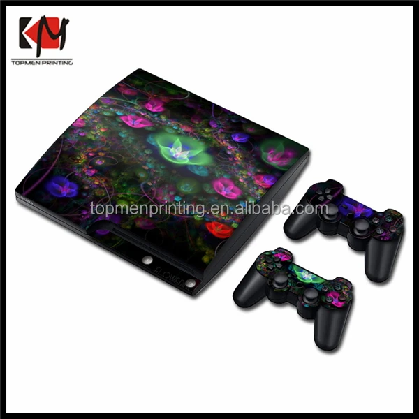 Customized antique skin for ps3 slim console vinyl sticker