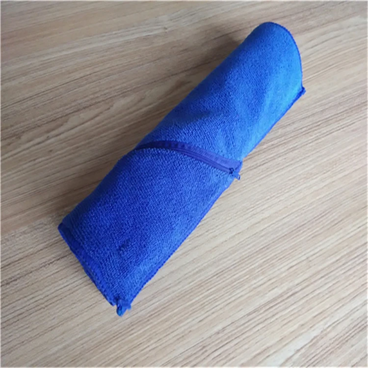
Terry cloth Microfiber Sport Dry Fit towel with Zipper pocket 