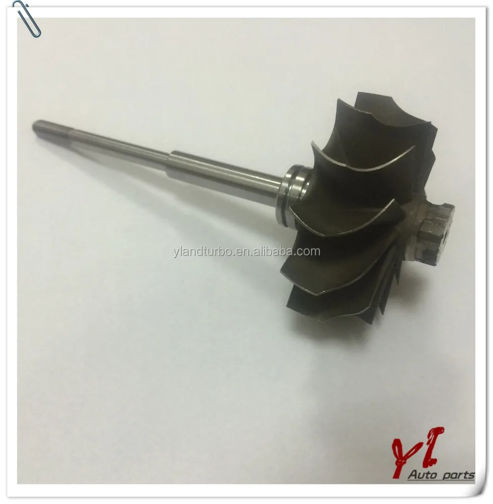 Turbo HX60 Turbine wheel shaft and wheel3532197 Fit Turbos 3599868, 3777259, 3593249 3538772, 4036360, 3599293