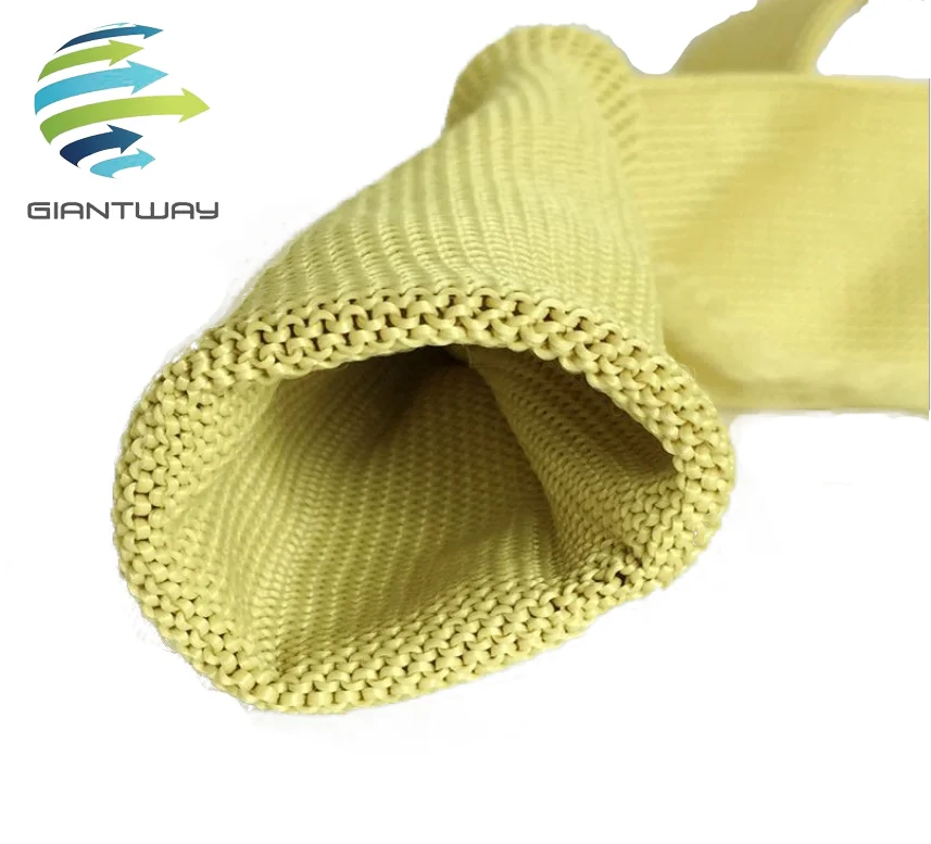 heat shield silicone glass fibre fiberglass knitted sleeve