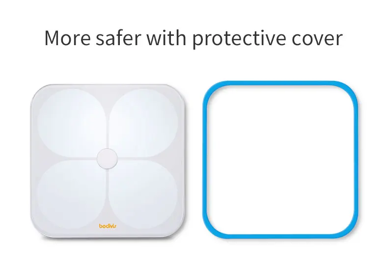 
bodivis bathroom weighing android Ios waterproof scale with body composition analysis function H1 