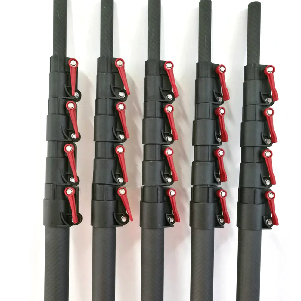telescopic poles carbon fiber tube tubing for swimming pool