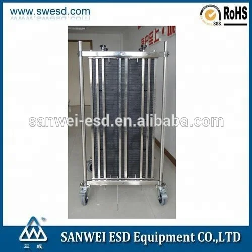 ESD magazine rack cart trolley for sale