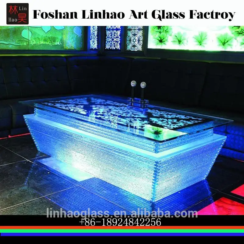 color changing led bar table/ illuminated led furniture manufacturer in foshan