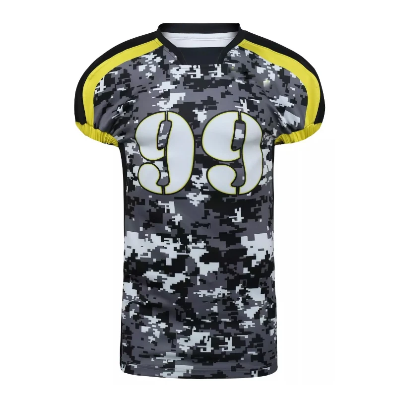 fashion camo custom football jersey