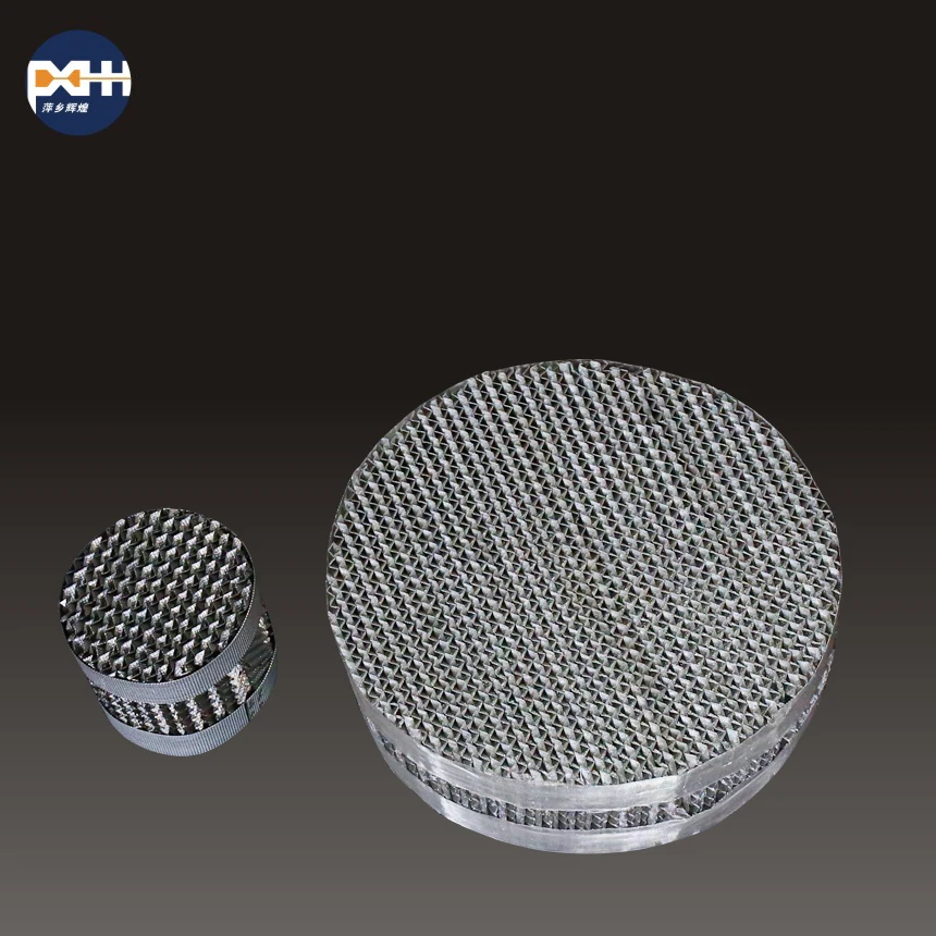 
low resistance wire gauze cockles Structured Packing For Distillation Column 