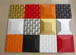 White diagonal punched 600 x 600 aluminum ceiling