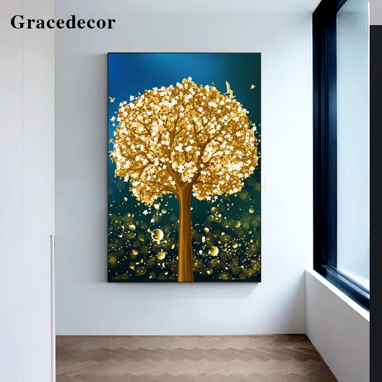 Custom Size Tree Painting By Numbers Wholesale