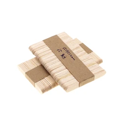 Printed Magnum Ice Cream Stick Birch Wooden Birch Wood Color Wooden Cutlery 100 Cartons Everyday FSC BSCI BRC Smooth