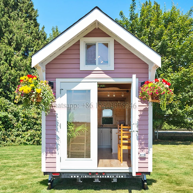 8*32 pink tiny house by JM
