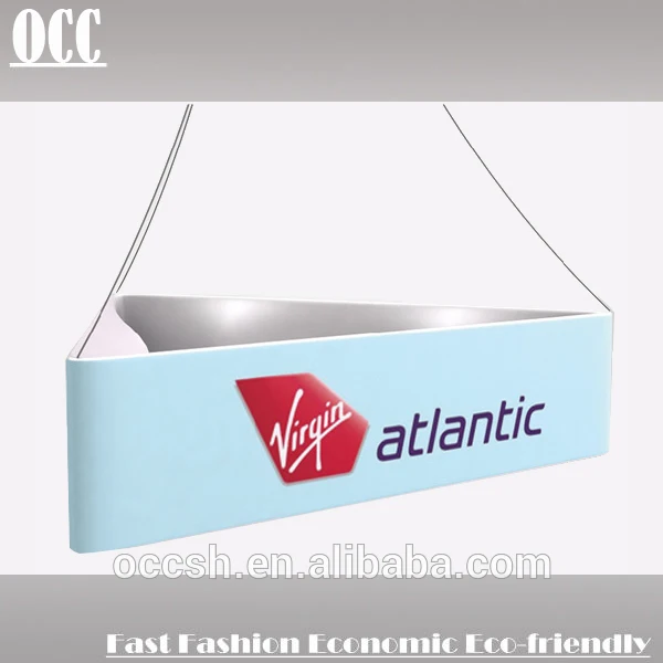 
 печатание перехода рекламы и шоу треугольник висячие дисплей баннер  