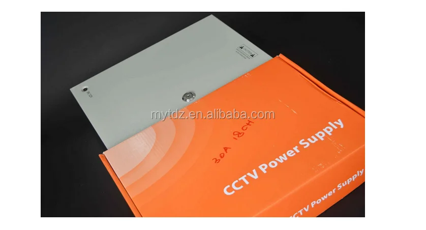 CCTV 18 Output 30 Amp 12V DC CCTV Distributed Power Supply Box for Security Camera