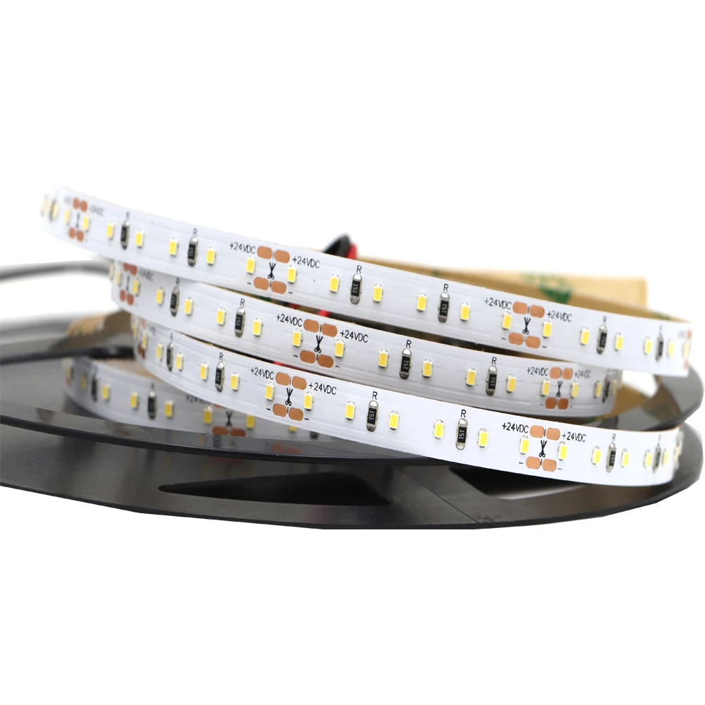 High quality  DC 24V 120 leds/m 180led/m led stripe light 2216 SMD led strip light