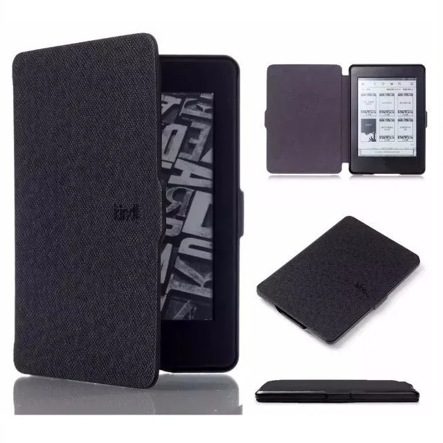 Сна авто функция Ultra Slim PU кожа планшет чехол для Amazon Kindle Paperwhite 1 2 3 6 дюймов оболочка откидная крышка случаях