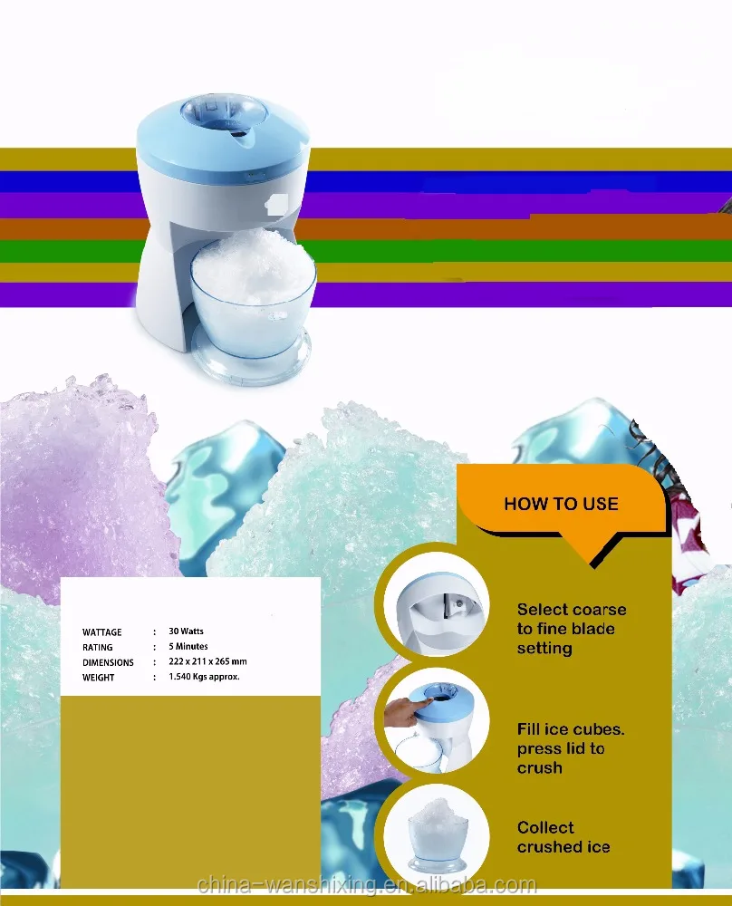 kitchen appliance ice cube making machine home use ice block shavers