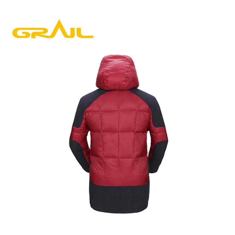 Wholesale windproof thick snow down clothing winter waterproof ski jacket mens