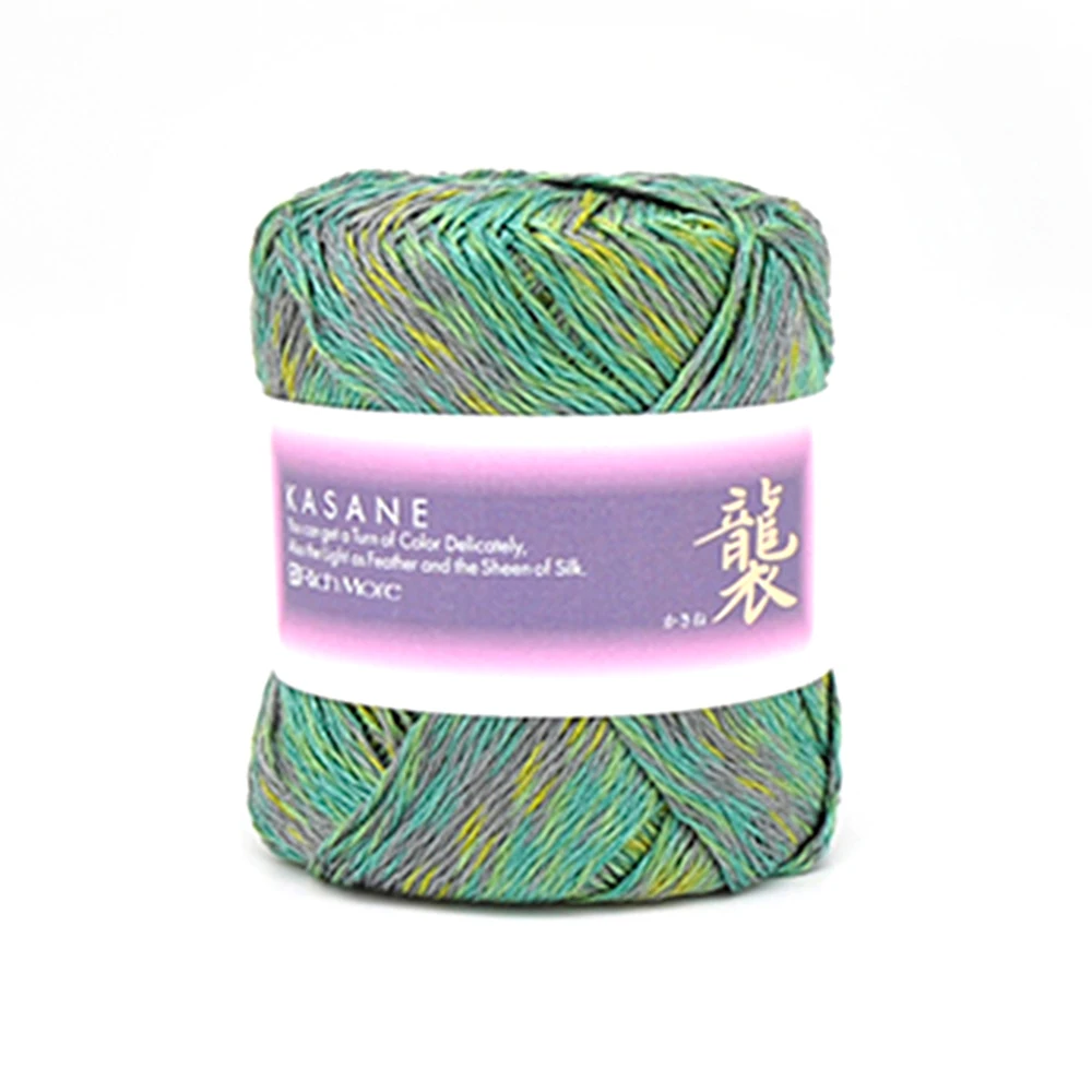 
Wholesale Anti-UV Hand Knitting Dyed Japanese Cotton Silk Yarn 