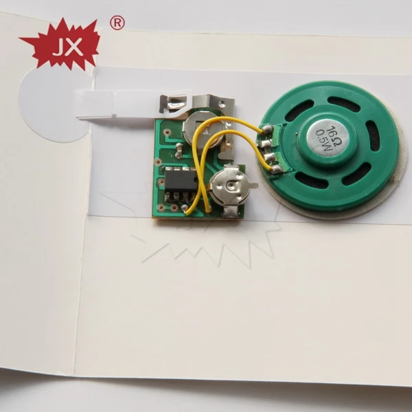 Звуковая музыка на заказ на день рождения, Рождественская Поздравительная карта, записываемый звуковой модуль, чип